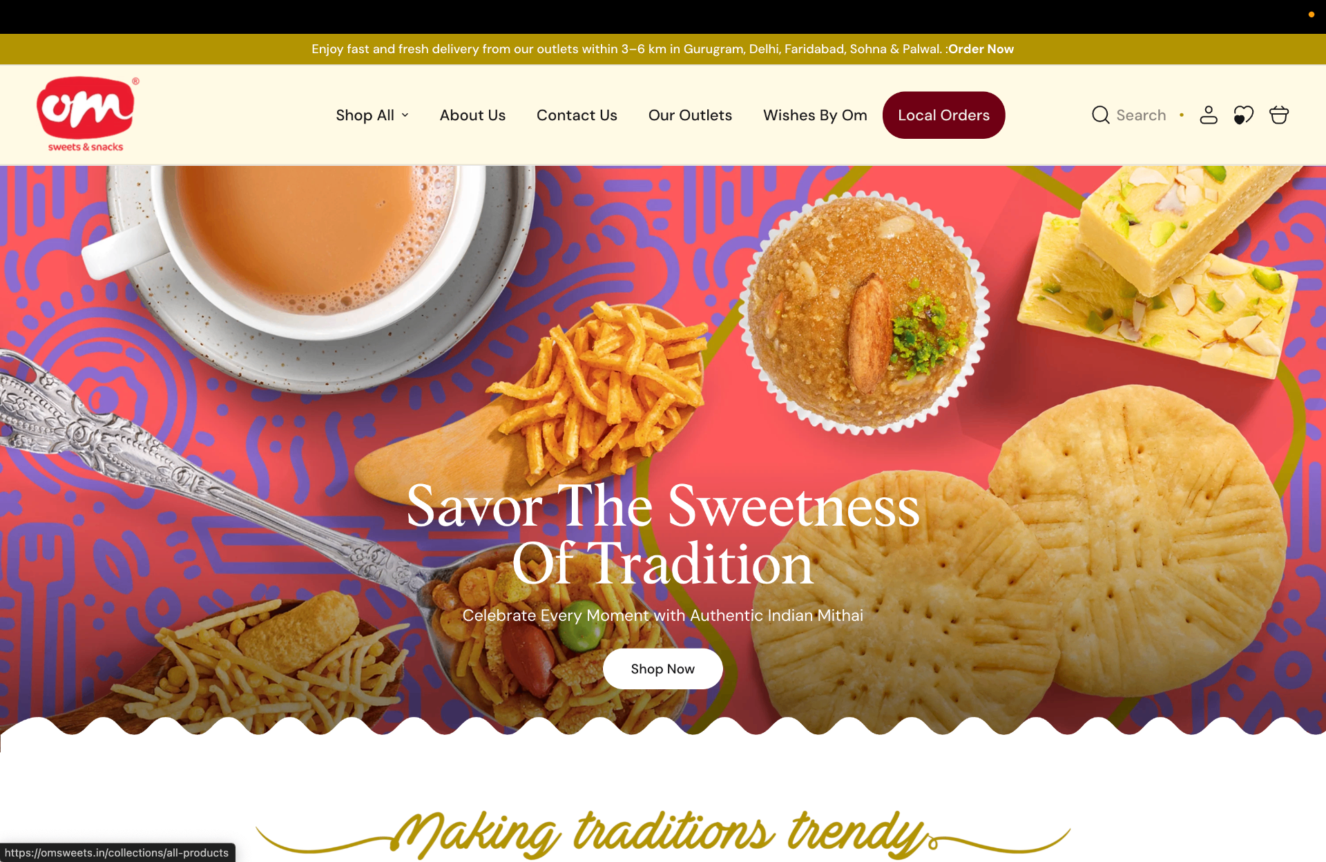 Om Sweets preview